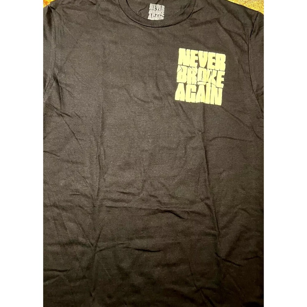 Never‎ Broke Again Skeleton With Alligator  T-shirt  Size XLarge